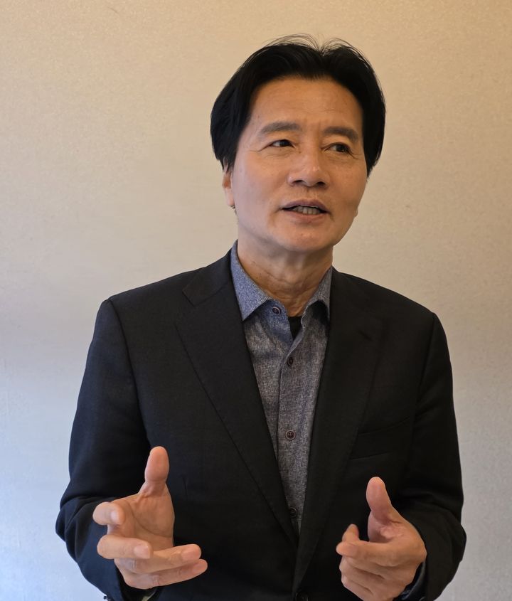 [구미=뉴시스] 기자간담회하는 심학봉 전 국회의원. 2025.12.09 phs6431@newsis.com *재판매 및 DB 금지