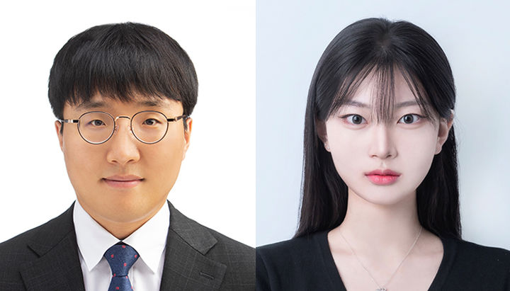 [서울=뉴시스] 이화여대 이상륜 교수(왼쪽), 서유정 학부생. (사진=이화여대 제공) 2025.12.10. photo@newsis.com *재판매 및 DB 금지