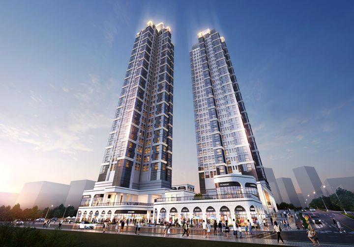 [과천=뉴시스]해링턴 스퀘어 과천 투시도.(사진=해링턴 스퀘어 과천 홍보관 제공)2025.12.10.photo@newsis.com *재판매 및 DB 금지