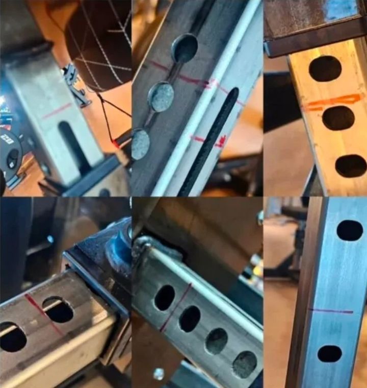 [뉴시스] 헬스장 신상 기구가 들어올 때마다 자신의 팔 길이에 맞게 싸인펜으로 표시를 남기는 민폐 회원의 사연이 온라인에서 화제다. (사진=인스타그램 캡처) *재판매 및 DB금지 *재판매 및 DB 금지