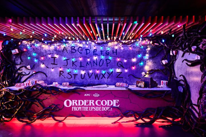 기묘한 이야기 시즌5 협업 팝업스토어 (사진=KFC 제공) *재판매 및 DB 금지