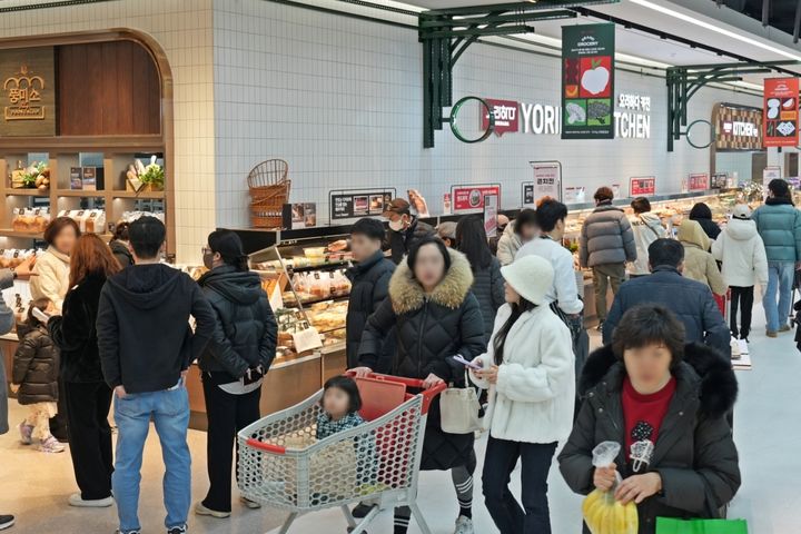 [서울=뉴시스] 롯데마트 그랑그로서리 매장 전경. (사진=롯데마트 제공)  *재판매 및 DB 금지