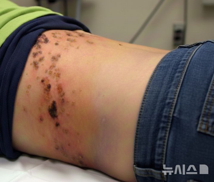 [서울=뉴시스] 대상포진은 어릴 때 앓았던 수두바이러스가 신경에 증상없이 잠복해 있다가, 성인이 된 뒤 면역력이 떨어졌을 때 다시 활성화 되어 생기는 질환이다. (사진= 서울성모병원 제공)