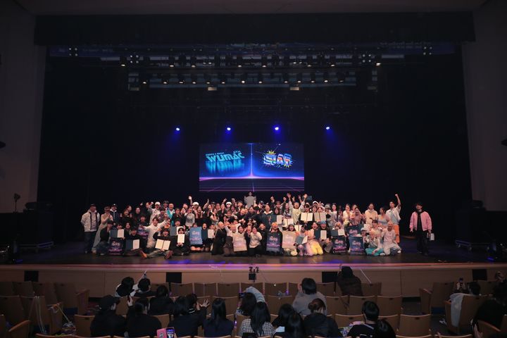 [대전=뉴시스] 우송정보대 글로벌 실용예술학부 학생들 기념촬영. (사진=우송정보대 제공) 2025.12.11)  photo@newsis.com *재판매 및 DB 금지