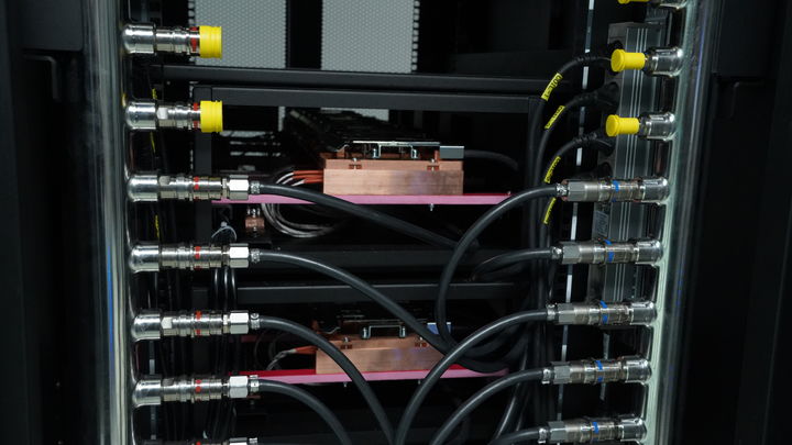 D2C 냉각장치가 실제 구현된 모습. (사진=kt 클라우드 제공) *재판매 및 DB 금지