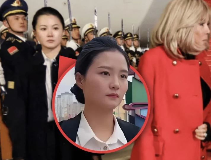 12월 초 프랑스 대통령 부부의 방중 당시 배치된 한 중국 여성 경호원이 아름다운 미모와 함께 냉철하고 전문적인 태도로 일하는 모습에 중국 내에서 화제가 되고 있다. *재판매 및 DB 금지