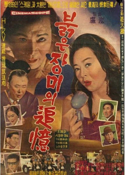 [서울=뉴시스] 김지미 주연 영화 '붉은 장미의 추억' 포스터. (사진 = KMDb 한국영화데이터베이스 캡처). 2025.12.11. photo@newsis.com *재판매 및 DB 금지