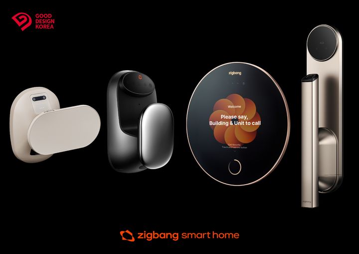 [서울=뉴시스] 프롭테크 기업 직방은 최근 굿디자인어워드에서 출품한 AI도어록과 로비폰 전 제품이 수상작으로 선정됐다고 12일 밝혔다. (사진=직방 제공) 2025.12.12. photo@newsis.com  *재판매 및 DB 금지