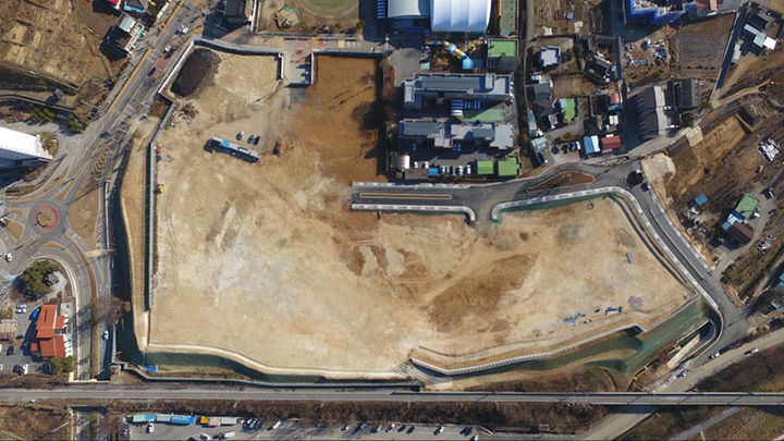 영월군 덕포리 공공기관 이전 부지.(사진=영월군 제공) *재판매 및 DB 금지