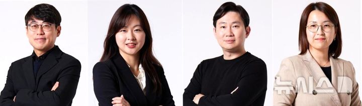 [포항=뉴시스] 송종욱 기자 = 포스텍 교수 4명이 '2026년도 한국과학기술한림원 젊은 과학자 아카데미(YKAST)' 신입 회원에 선정됐다. 사진 왼쪽부터 최동구 산업경영공학과·융합대학원 교수, 박선아 화학과 교수, 이효민 화학공학과 교수, 장진아 기계공학과·생명과학과·IT융합공학과·융합대학원 교수. (사진=포스텍 제공) 2025.12.12. photo@newsis.com