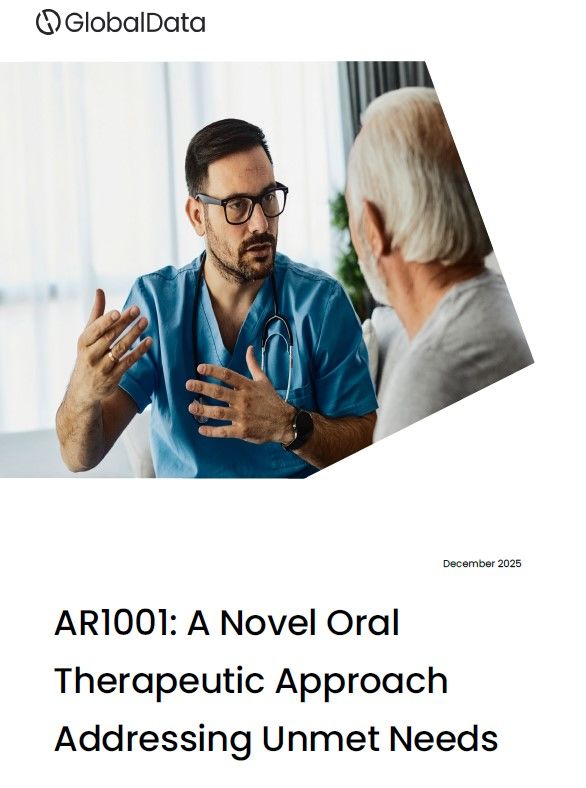 [서울=뉴시스] GlobalData AR1001 white paper 표지 (사진=아리바이오 제공) photo@newsis.com *재판매 및 DB 금지