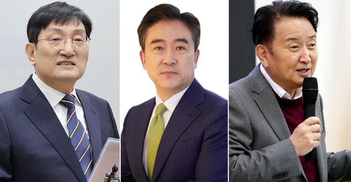 (왼쪽부터) 노영민 전 대통령 비서실장, 윤희근 전 경찰청장, 김영환 충북지사. (사진=뉴시스DB) *재판매 및 DB 금지