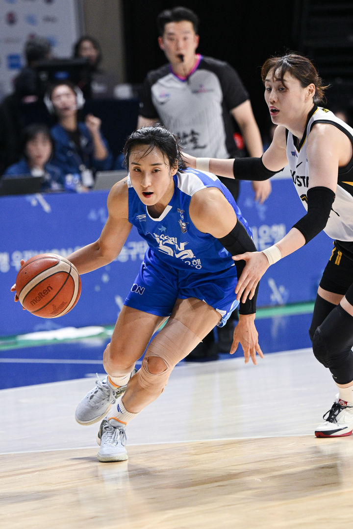 [서울=뉴시스] 여자프로농구 아산 우리은행 김단비. (사진=WKBL 제공) *재판매 및 DB 금지