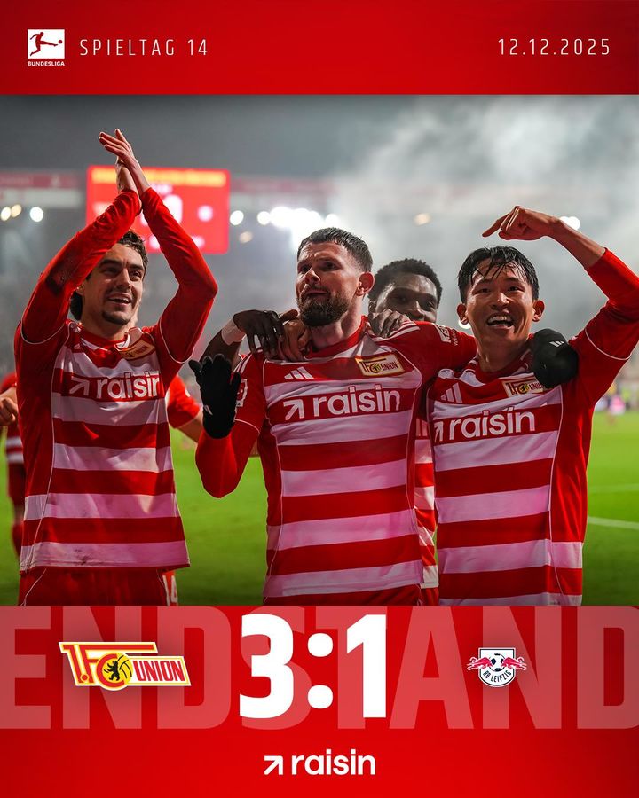 [서울=뉴시스] 독일 프로축구 분데스리가 우니온 베를린의 정우영. (사진=우니온 베를린 SNS 캡처) *재판매 및 DB 금지