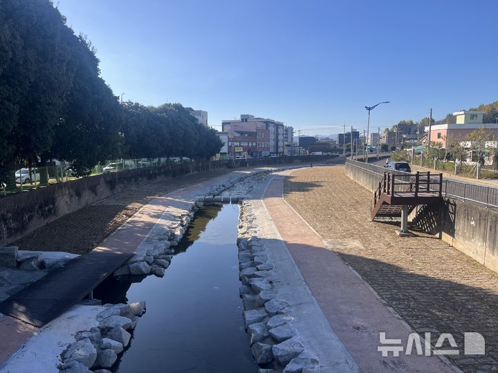 사천 삼천포천 생태하천 복원 끝, 시민품으로…24일 준공