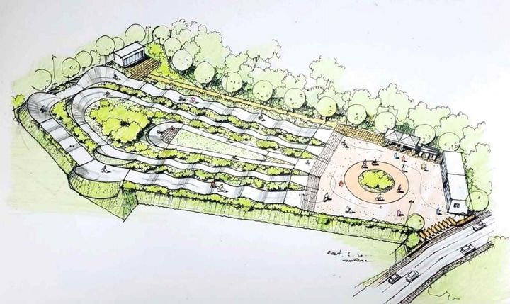 [청주=뉴시스] 충북 청주시 BMX 자전거연습장 조감도(안). photo@newsis.com *재판매 및 DB 금지