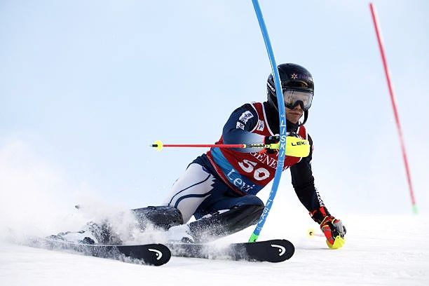 [서울=뉴시스]알파인 스키 정동현. (사진=미동부한인스키협회 제공)