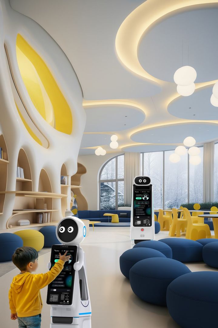 앤로보틱스의 세계최초 도서관 자율주행 로봇(사진=협진 제공) *재판매 및 DB 금지