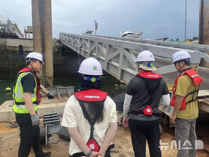 [서울=뉴시스] 유지보수공사 사업장.