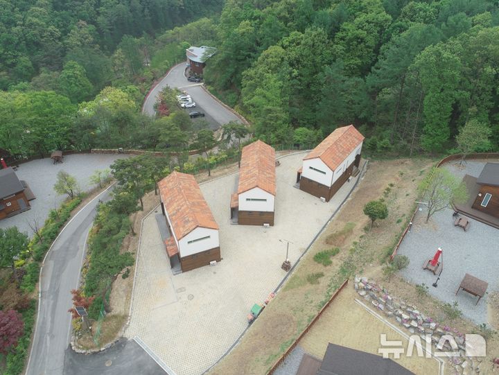 [진천=뉴시스] 생거진천 자연휴양림 전경 (사진=진천군 제공)