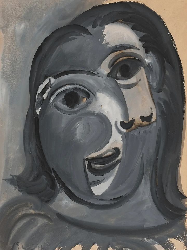 [서울=뉴시스] 피카소의 '여인의 얼굴' (사진출처: 뉴욕포스트)