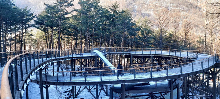 태백산국립공원 하늘전망대 전경.(사진=태백산국립공원 제공) *재판매 및 DB 금지
