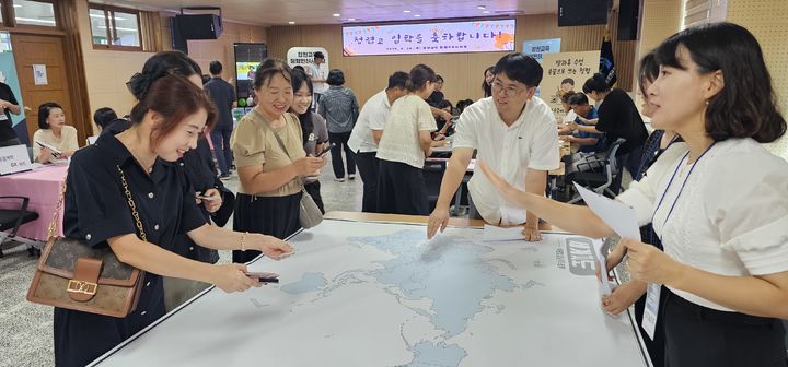 [합천=뉴시스] 합천교육지원청 청렴팝업스토어 (사진=합천교육지원청 제공) 2025. 12. 15. photo@newsis.com  *재판매 및 DB 금지