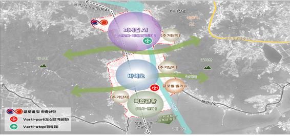 [세종=뉴시스]인천경제자유구역 강화남단 지정신청 개발구상 그래픽이다.(사진=산업부 제공) *재판매 및 DB 금지