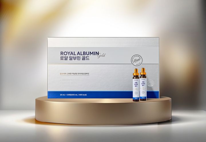 [서울=뉴시스] 동국제약 ‘로얄 알부민 골드’ (사진=동국제약 제공) 2025.12.15. photo@newsis.com *재판매 및 DB 금지
