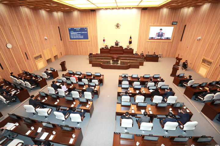 충북도의회 430회 정례회 폐회…올해 회기 마무리