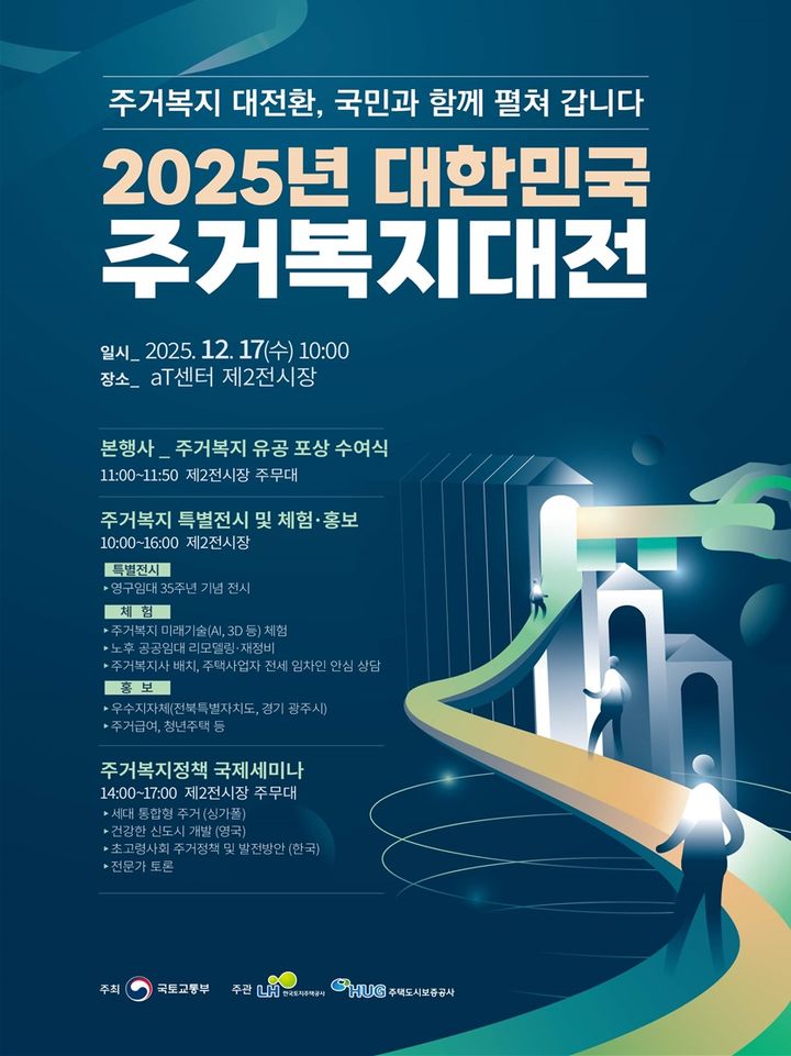 [서울=뉴시스] 2025 대한민국 주거복지대전 포스터. (사진=국토교통부 제공) 2025.12.15. photo@newsis.com *재판매 및 DB 금지