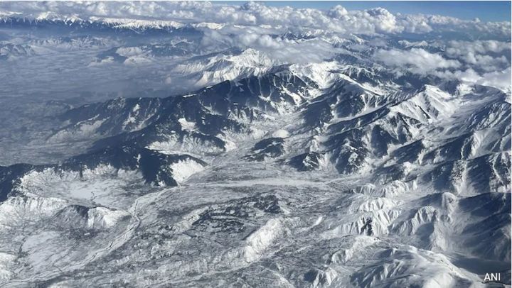 [서울=뉴시스]히말라야. (사진출처: NDTV 캡처) 2025.12.16.