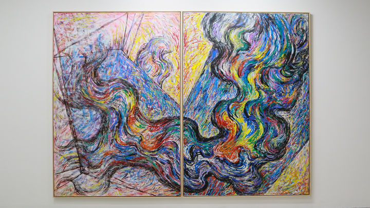 장-마리 해슬리, 우주 이면화, 1983, 캔버스에 유채, 244.3×169.2, 244.5×169.2cm *재판매 및 DB 금지