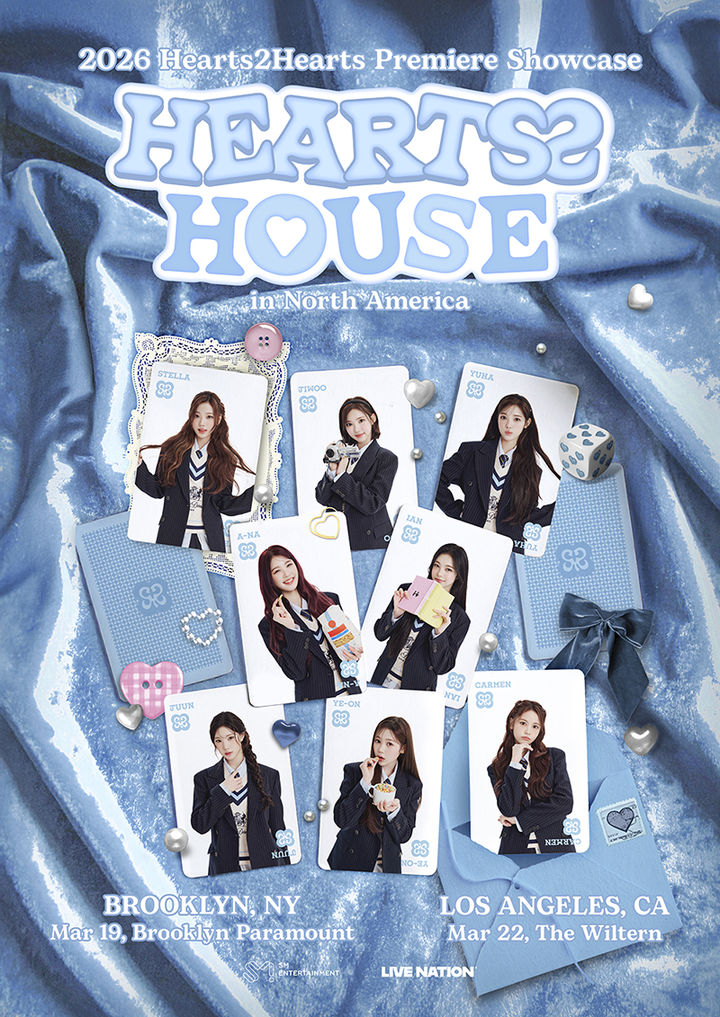 [서울=뉴시스] 하츠투하츠 북미 쇼케이스. (사진 = SM엔터테인먼트 제공) 2025.12.16. photo@newsis.com *재판매 및 DB 금지