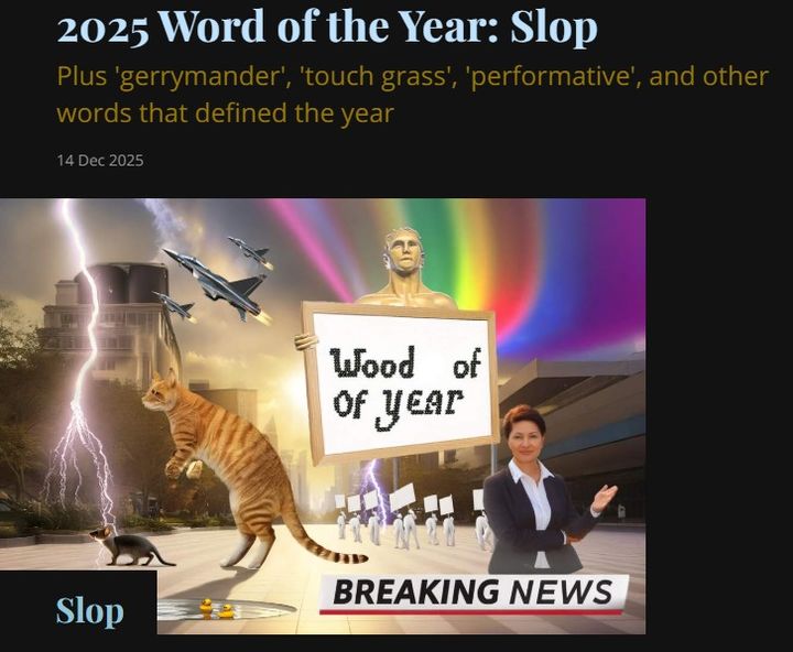 [뉴시스]메리엄-웹스터 사전 편집자들이 2025년 올해의 단어를 선정했다. (사진 = 메리엄-웹스터 홉페이지 캡처) *재판매 및 DB 금지