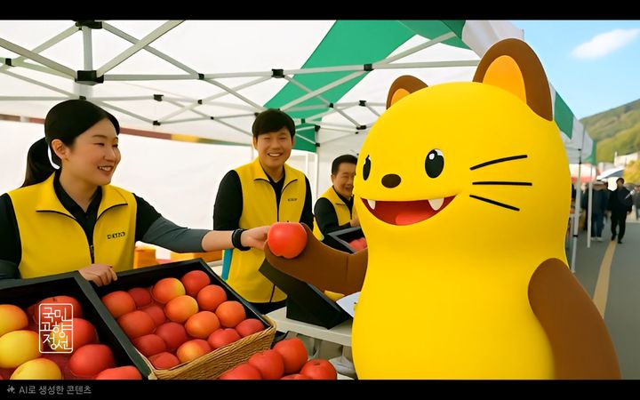 정선군 AI 공모전에서 최우수상을 차지한 장예현 주무관의 정선군 캐릭터 ‘와와군과 친구들’.(사진=정선군 제공) *재판매 및 DB 금지