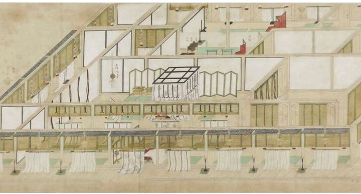 [서울=뉴시스] 일본 귀족 저택의 실내 가구 배치도 (사진=국립고궁박물관 제공) 2025.12.17. photo@newsis.com *재판매 및 DB 금지