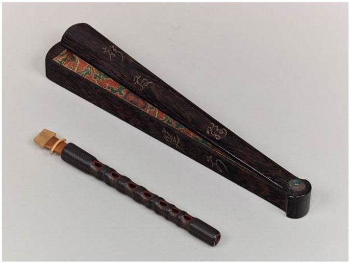 [서울=뉴시스] 궁정 음악에 사용한 ‘히구라시(저녁매미)’ 피리 (사진=국립고궁박물관 제공) 2025.12.17. photo@newsis.com *재판매 및 DB 금지