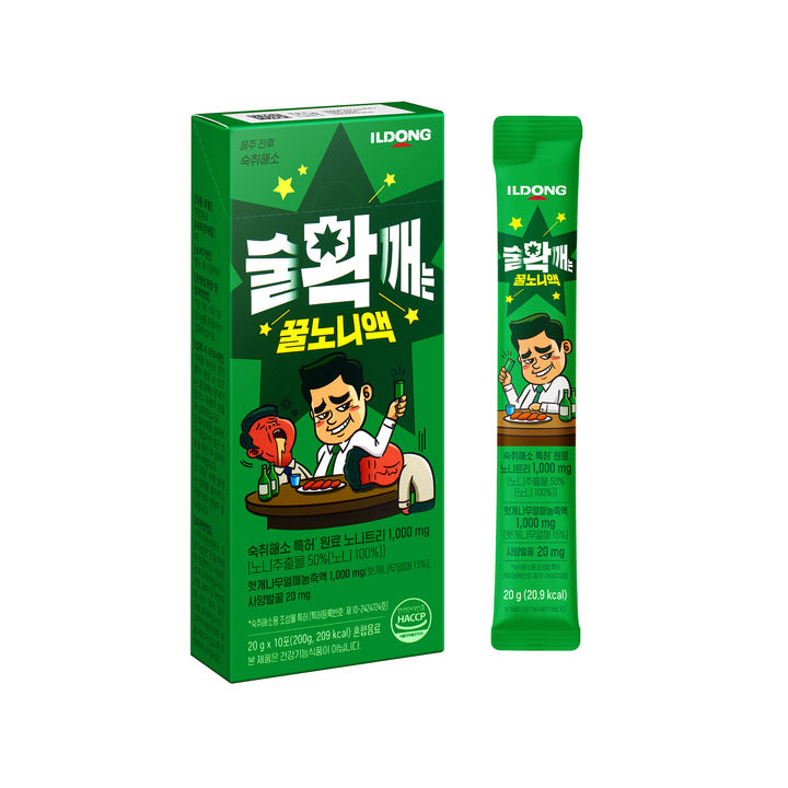 [서울=뉴시스] 일동제약 '술 확 깨는 꿀 노니 액' (사진=일동제약 제공) 2025.12.17. photo@newsis.com *재판매 및 DB 금지