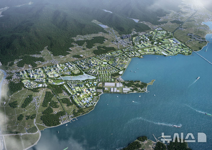 [창원=뉴시스]경남 우주항공복합도시 조감도.(자료=경남도 제공) 2025.12.17. photo@newsis.com