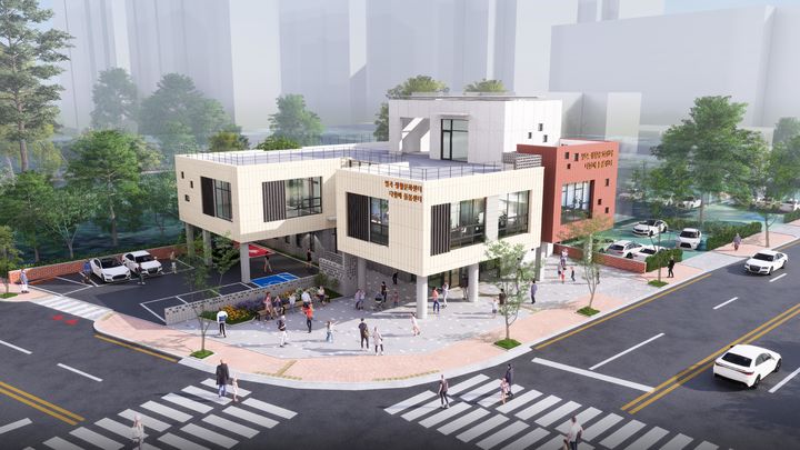 [광주=뉴시스] 광주 북구 일곡생활문화센터 및 다함께 돌봄센터 (사진 = 광주 북구 제공) photo@newsis.com *재판매 및 DB 금지