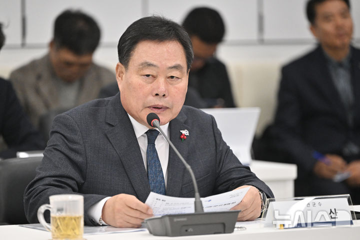 [전남광주=뉴시스] 김산 전남광주통합특별시 무안군수. (사진=뉴시스 DB). photo@newsis.com 
