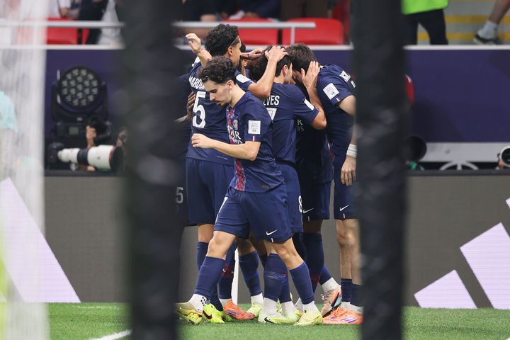 [도하=AP/뉴시스]PSG, 플라멩구 꺾고 인터콘티넨털컵 우승. 2025.12.17.