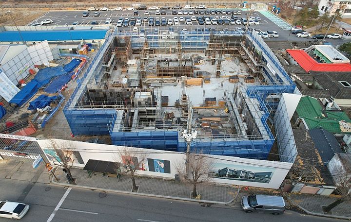 [원주=뉴시스] '한국반도체교육원' 학성동 공사 현장. (사진=원주시 제공) 2025.12.18. photo@newsis.com *재판매 및 DB 금지