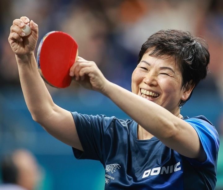 [뉴시스] 중국 탁구 금메달리스트 출신 니 시아리안(62·중국계 룩셈부르크)의 모습. (사진 = 니 인스타그램 캡처) 2025.12.18. *재판매 및 DB 금지