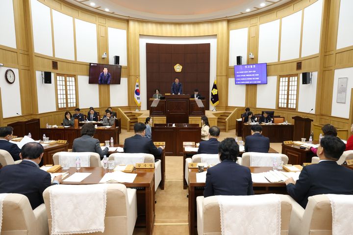 경산시의회 제266회 정례회 본회의 (사진=경산시의회 제공) *재판매 및 DB 금지