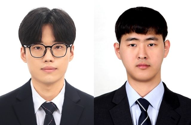 [서울=뉴시스] 국민대 나노전자물리학과 김민수 학생(왼쪽), 이정훈 학생. (사진=국민대 제공) 2025.12.18. photo@newsis.com *재판매 및 DB 금지