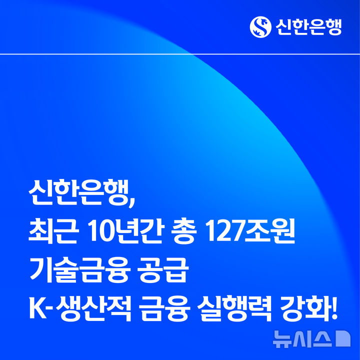 [서울=뉴시스]신한은행은 최근 10년간 기술력을 보유한 중소기업을 대상으로 총 127조원 규모의 기술금융을 공급했다고 18일 밝혔다. (사진=신한은행 제공). 2025.12.18. photo@newsis.com 