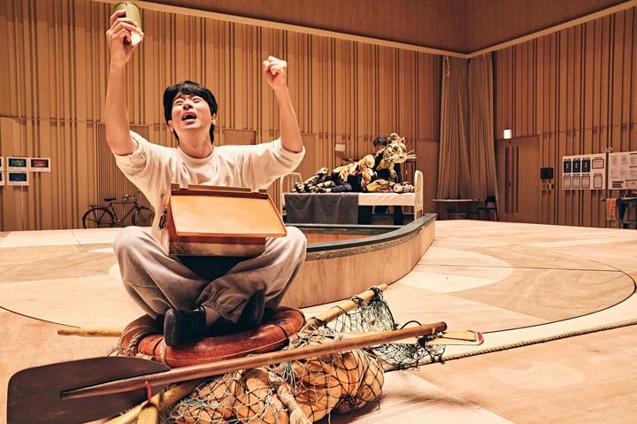 [서울=뉴시스] 배우 박정민이 출여하는 공연 '라이프 오브 파이' 연습 현장 (사진=에스앤코 제공) 2025.12.18. photo@newsis.com *재판매 및 DB 금지