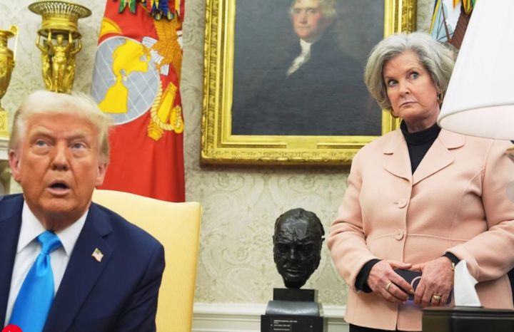 [AP/뉴시스] 도널드 트럼프 대통령과 수지 와일스 비서실장.2025.12.18.&nbsp; *재판매 및 DB 금지